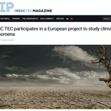 News section on TiPES from INESC TEC